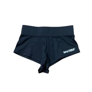 New Women’s Hooters girl uniform Rare cheeky shorts Black size Xxs Super sexy